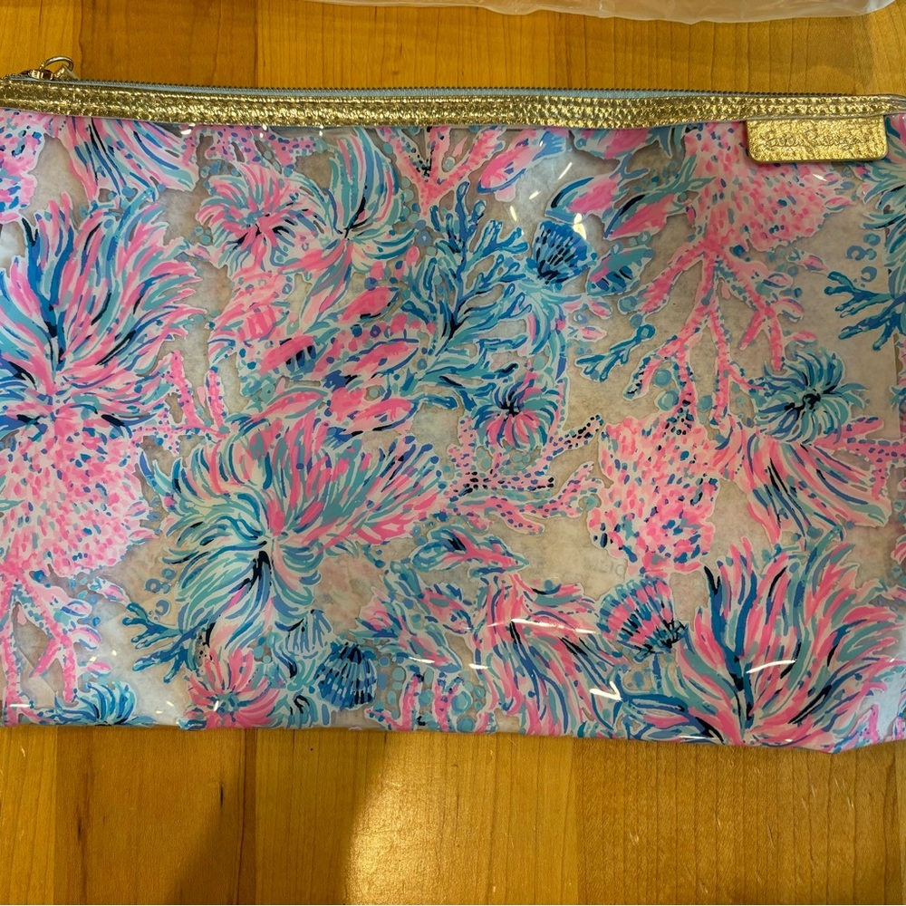 Lilly Pulitzer waterproof pouch - brand new